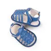Nuevas Sandalias para Bebé Suela de Goma de Cuero Zapatos Antideslizantes Zapatos para Interior de Bebé y Niños Pequeños