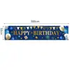 Banner Temático de Feliz Cumpleaños Multiestilo Transfronterizo Banner de Fiesta de Feliz Cumpleaños Arreglo de Ambiente Bandera Colgante