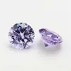 3.25mm--16mm Zircón Azul Redondo Wuzhou Gema Artificial Circonita Cúbica Ágata Rojo Colgante