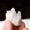 Adornos de Racimo de Cristal Blanco Natural, Pulseras de Piedra Cruda de Espina Dorsal de Cristal de Piña, Desmagnetización y Purificación, Decoraciones para Sala de Estar en Casa al por Mayor