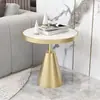 Sofá de sala de estar de alta qualidade em rocha sinterizada, mesinha de chá moderna para varanda, mesinha de centro pequena de rocha sinterizada para hotel, novo modelo popular no TikTok