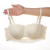 Conjunto de Ropa Interior de Encaje sin Aros Delgado Transpirable Sujetador Push-up de Chica Japonesa