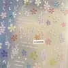 Verano 3D Hielo Transparente Mariposa Flor Gelatina Pegatinas para Uñas Impermeables Pegatinas para Uñas DIY Estudiante Cámara iPad