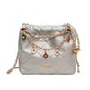 Bolso de Cadena con Patrón de Diamantes para Mujer, Nuevo Modelo 2026, Bolso Cruzado, Diseño de Nicho de Verano, Bolso Cubo de Hombro de Moda Este Año