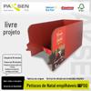 Personalizado Costco Walmart Pdq Caixa de Exibição de Doces Natal Bancada Suporte de Exposição de Papel Ondulado
