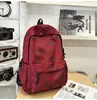 Mochila con Letras Estilo Trendy Cool Hoshino para Estudiantes, Fiestas, Ambiente Oscuro, Casual, Versátil, para Viajes y Uso Diario