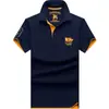 High-end marca paulo camisa polo dos homens de verão nova lapela de manga curta t- camisa dos homens top de algodão plus size t- shirt