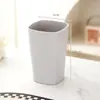 Juego de Cuencos y Platos de Paja de Trigo para Uso Doméstico, Cuencos Cuadrados, Platos Cuadrados, Tazas, Platos para Frutas, Ensaladeras, Vasos de Agua, Vajilla Juego de 16 Piezas