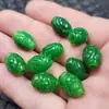 Colgante de Jade Verde Lutong Verde Relieve Ruyi Colgante Lutong Colgante de Jade