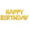 Globo de Letra Feliz Cumpleaños Capital Español Inglés Traje Decoración de Lugar de Fiesta Transfronteriza Español