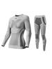 Ropa profesional de esquí de secado rápido para exteriores, ropa interior funcional, ropa deportiva de montaña térmica para mujer, ropa de compresión para hombre que absorbe el sudor