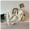 Bolsa de viaje de gran capacidad para viajes cortos para mujer, bolso de mano expandible ligero, bolsa para deportes y fitness, bolsa de viaje, bolsa de equipaje portátil