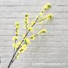 Flores Decorativas Ramas de Flor de Cerezo Simuladas Ratán Boda Interior Sala de Estar Decoración de Techo Tubería de Aire Acondicionado Flores Artificiales para el Hogar