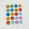 100 Pegatinas Láser Coloridas de Caras Sonrientes Set de Pegatinas de Expresión Material Impermeable Recompensa Elogio Pegatinas de Dibujos Animados Venta al por Mayor