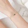 Pulseira Prata de Lei S925 Cor Nova Zircônia Três Cores Feminina Fashionável Versátil Acessórios de Verão Frescos Joias