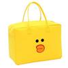 Bolsa de viaje de fieltro, bolsa de equipaje, bolsa de viaje de dibujos animados, gran capacidad, linda bolsa de lona para niños, bolso de mano, bolsa de viaje