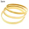 Pulseira Cassia Feminina Popular Lisa com Anel Anel Plano Empilhado Multi-Anel Brilhante Vários Tamanhos Aço Titânio Pulseira Feminina