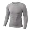 Treino masculino apertado de manga comprida de secagem rápida PRO esportes roupas fitness apertadas roupas esportivas uma geração de 1019