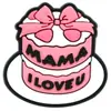 Novos Acessórios de Festa Decoração Plana de Sobremesa Acessórios para Joias DIY Cartoon Bolo de Aniversário Patch Macio de PVC