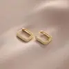 Brincos de Argola de Orelha com Franja de Personalidade Estrela e Lua Moda Tendência Europeia e Americana de Nicho com Cravação de Diamantes Fio de Orelha Integrado