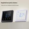 Controlador inteligente de aquecimento elétrico termostato sem wifi aquecimento de piso termostato Zigbee tela sensível ao toque graffiti controlador de temperatura