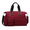 Bolsa de viagem portátil para compras de viagem feminina, bolsa especial à prova d'água em tecido Oxford, bolso multifuncional, bolsa separada para seco e molhado para mulheres