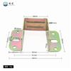 Gancho de Cama Colgante de Cama Engrosado Fijador de Ángulo Colgante de Cama Accesorios Tira de Soporte Cuadrada de Madera Accesorios de Herrajes para Cama