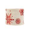 Middy Ribbon Fita de Natal Imitação Cânhamo Fio Borda Copy Ribbon Especial Artesanato Decoração de Natal Bow Ribbon