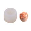 Molde de Silicona para Vela de Rosa DIY Molde de Cubitos de Hielo de Rosa Día de San Valentín Molde de Yeso para Aromaterapia de Rosa