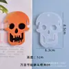 Letrero Colgante de Halloween Amapola Colgante Molde de Resina Esqueleto Calabaza Fantasma Araña Bruja Búho Molde de Silicona