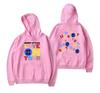 Ropa de lado de cantante Sudadera con capucha abrigo estampado digital 2D adulto