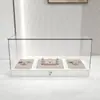 Vitrina de Exhibición de Adornos de Escritorio Personalizados con Cerradura Joyería de Jade Teléfono Móvil Gafas Tienda Vitrina de Cristal Exhibición de Museo