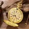 Reloj de Bolsillo con Tapa Colgante Collar Reloj Colgante Regalo Grabado Láser Reloj de Cuarzo Retro Reloj de Bolsillo de Doble Cara para Hombre