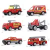 Mini veículo de engenharia em liga 6 Escavadeira de simulação infantil carro de deslizar carro de brinquedo transfronteiriço Amazon
