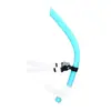 Snorkel de natação transfronteiriço, tubo de respiração para treinamento de nado crawl, respirador de mergulho subaquático para adulto