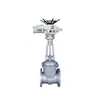 Válvula Gaveta Flangeada Elétrica Z941H-16C Válvula Gaveta Resistente a Alta Temperatura e Alta Pressão 25C DN 65 125 150 200 300