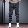 Pantalones Casuales de Alta Gama para Hombre con Forro Polar y Engrosamiento Otoño/Invierno 2026 Pantalones Cargo Sueltos con Puño Moda Pantalones Harem Talla Grande