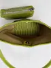 Bolsa com padrão trançado Shuai Mi Jia, bolsa feminina de estilo descontraído, bolsa de ombro única, bolsa de mão sob o braço elegante de alta moda estilo coreano