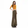 Pantalones de Mezclilla Ajustados 26Ss Primavera/Verano 2026, Nuevo Estilo Retro Americano, Largo hasta el Suelo, Ligeramente Acampanados, Versátiles, con Buena Caída.