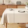 Toalha de Mesa à Prova d'Água e de Óleo, Sem Lavagem, Estilo Wabi-Sabi, Luxo Leve, Ambiente de Alto Padrão, Toalha de Mesa Estilo Vintage, Jogo Americano Retangular