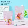 Saco Embalagem Biscoito Desenho Animado Fofo Saco para Lanche Alimentício Assado Floco de Neve Crocante Saco Stand-up Biscoito Doce Ziplock Atacado