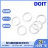 Anillos O de Caucho de Silicona de Grado Alimenticio Personalizados Impermeables Resistentes a Altas Temperaturas Nitrilo Silicona Fluoroelastómero Sellos de Anillo O Transparentes