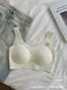 Base de textura gelatina para otoño e invierno, lencería invisible, sujetador push-up para mujer, sujetador reductor para busto grande, diseño sin espalda, ropa interior sin costuras