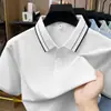 Camiseta de manga corta para hombre de verano con estampado de piña, color liso, cuello desplegable, corte holgado, nueva camiseta casual para hombre