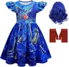 Nuevo Vestido de Fantasía de Princesa Amazona para Niña Vestido de Princesa con Manga Fruncida Ropa vestido Vestido de Princesa para Niños