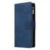Adecuado para Oneplus 9 Pro Modelo Cartera con Múltiples Cremalleras 8Pro/7T Pro/7 Tarjeta Teléfono Funda de Cuero