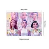 Dropshipping Transfronterizo Ídolo Virtual Popular Coreano Hunter X Hunter Patrón Kpop Tapiz Decoración Estética para el Hogar