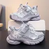 Zapatos infantiles para niñas 2026 nuevo modelo de otoño, zapatillas deportivas infantiles para niñas, populares zapatillas estilo princesa, zapatos tipo papá, zapatillas de correr transpirables