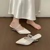 Sandálias de Plataforma com Bico Fino Estilo 2026 para Mulheres, Moda para Uso ao Ar Livre, Sandálias de Salto Alto de Uso Duplo com Bico Fechado e Costas Abertas para Combinar com Vestidos