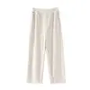 Fotos reales de pantalones de maternidad para otoño 2026, nuevo estilo para mujeres petite, sin soporte para el vientre, sin opresión alrededor del estómago, pantalones de pierna recta para primavera y otoño, adecuados para usar en exteriores